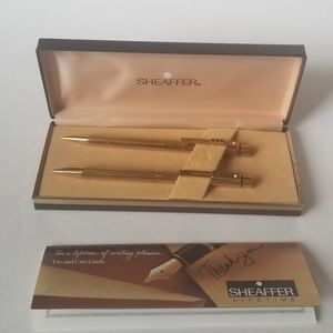 (2) 1988 Sheaffer Gold Electroplated Pens